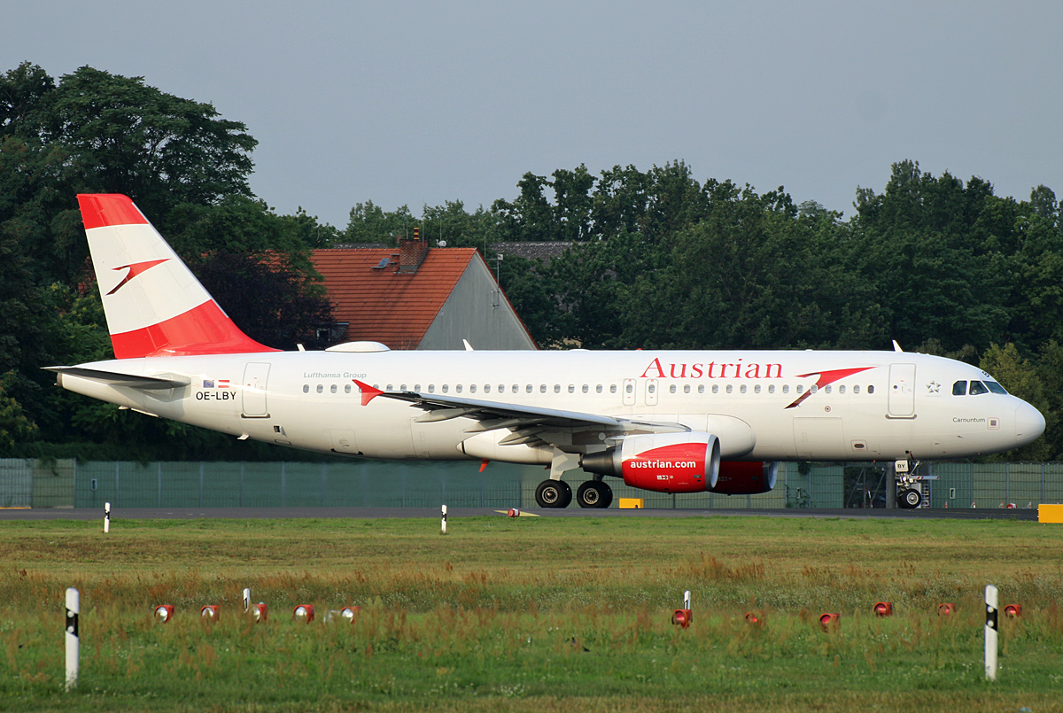 Austrian Airlines, Airbus A 320-214, OE-LBY, TXL, 04.08.2019