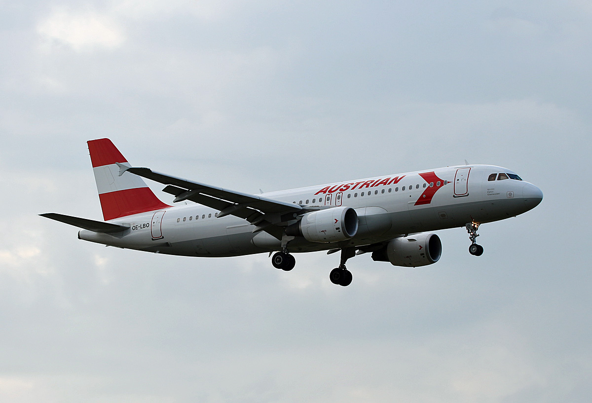 Austrian Airlines, Airbus A 320-214, OE-LBO, TXL, 04.08.2019