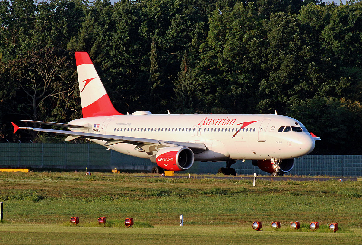 Austrian Airlines, Airbus A 320-214, OE-LBN, TXL, 06.09.2019