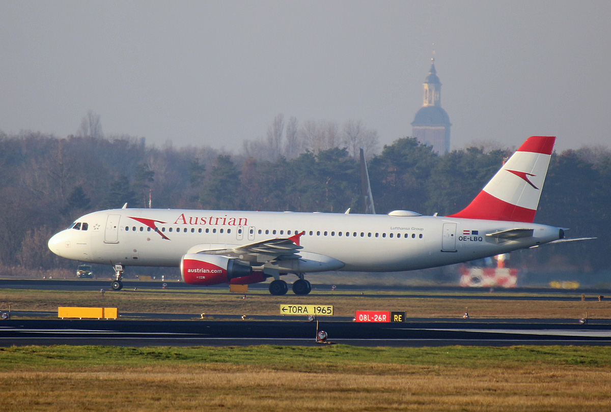 Austrian Airlines, Airbus A 320-214, OE-LBQ, TXL, 20.12.2019