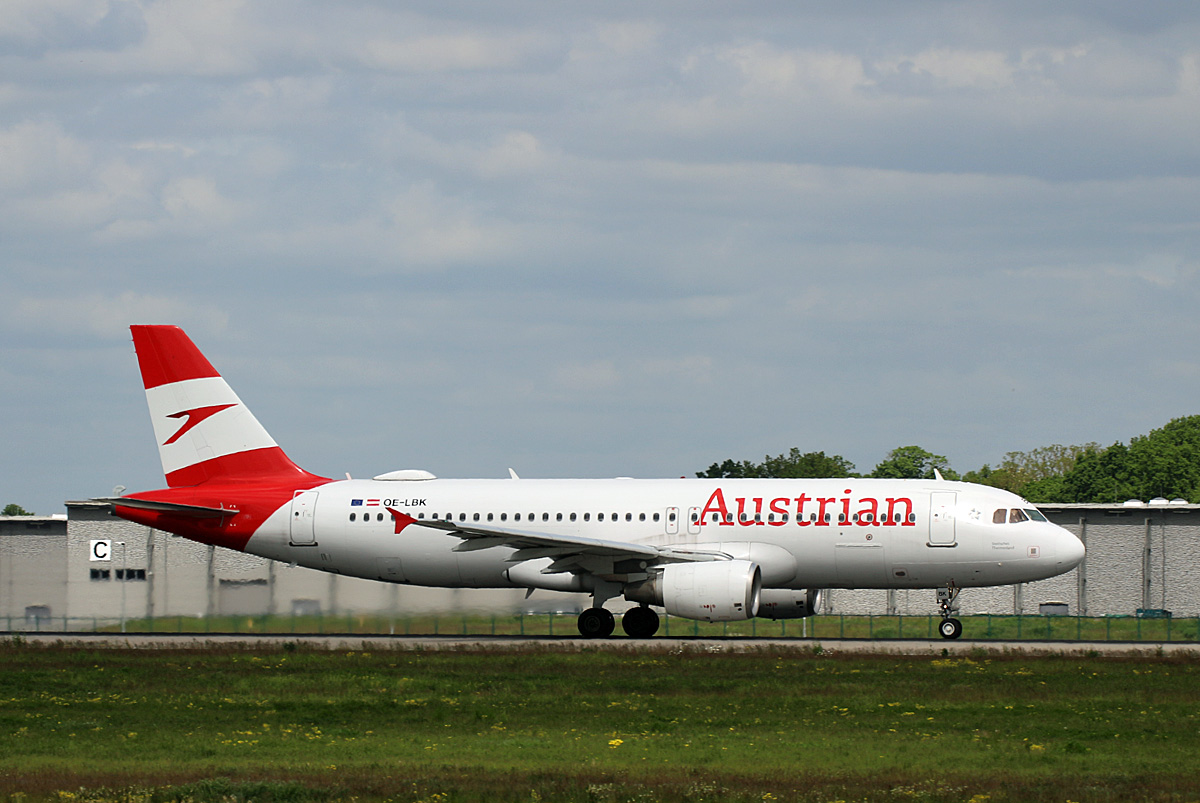 Austrian Airlines, Airbus A 320-214, OE-LBK, BER, 18.05.2023