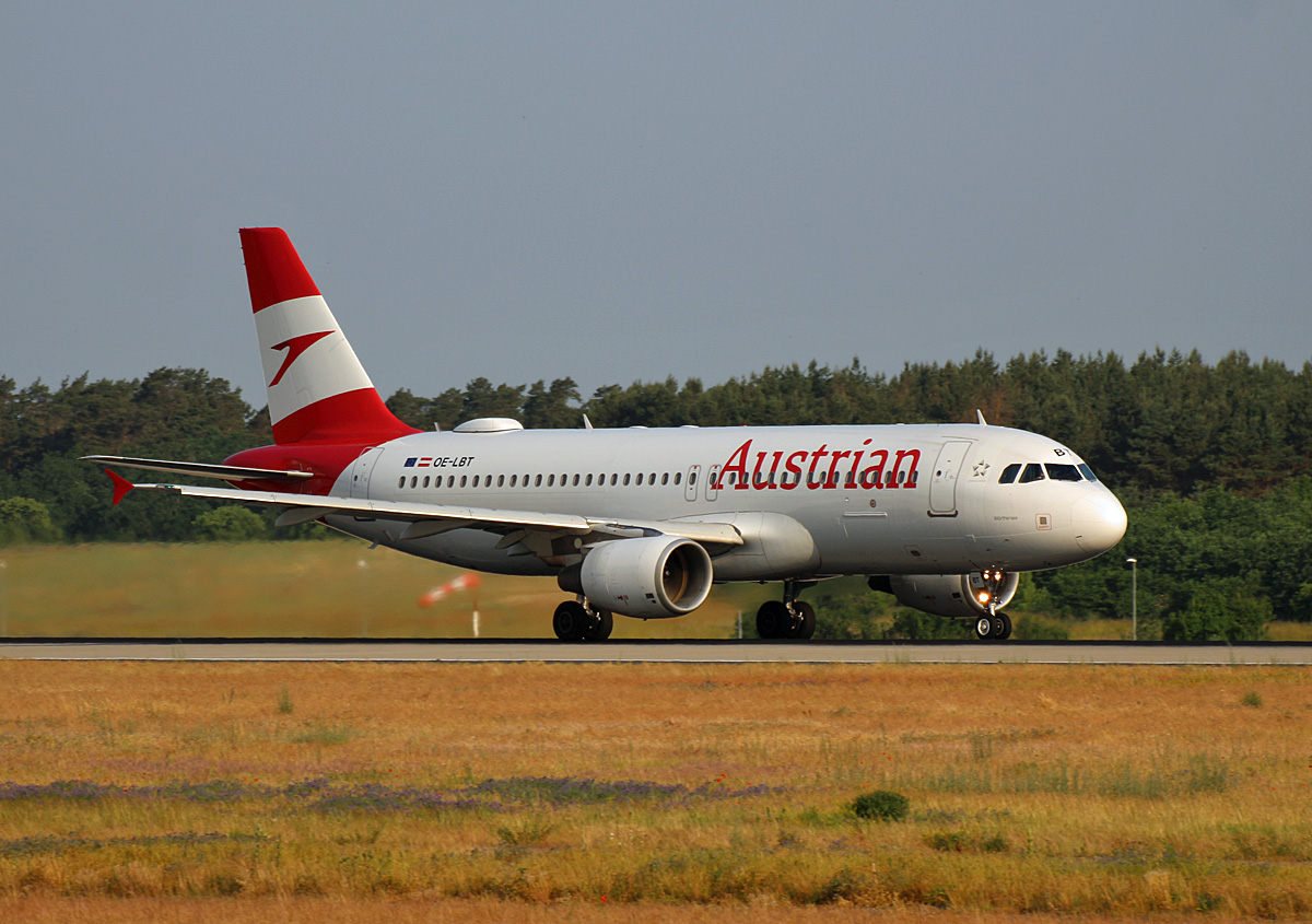 Austrian Airlines, Airbus A 320-214, OE-LBT, BER, 09.06.2023