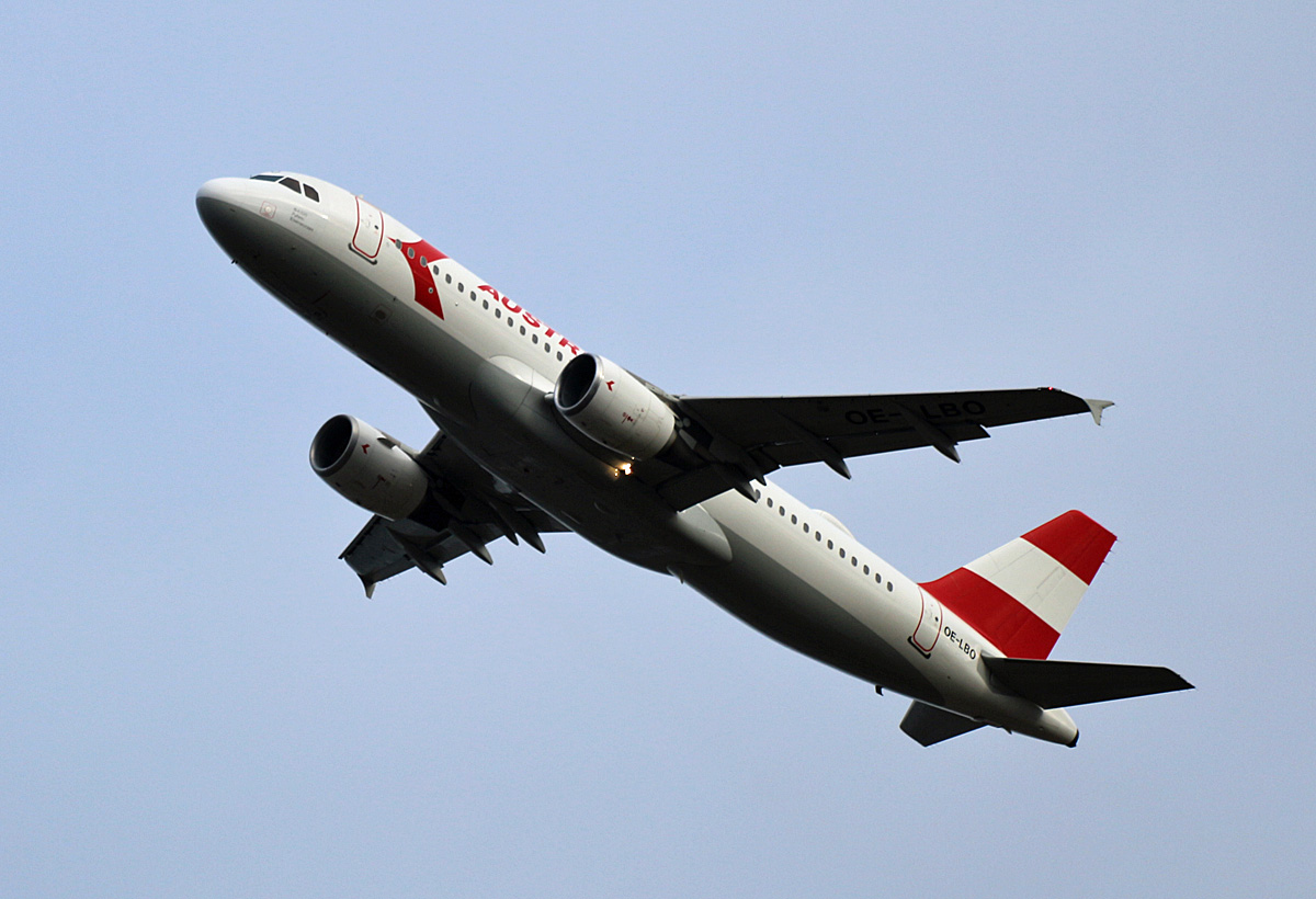 Austrian Airlines, Airbus A 320-214, OE-LBO, BER, 10.02.2024