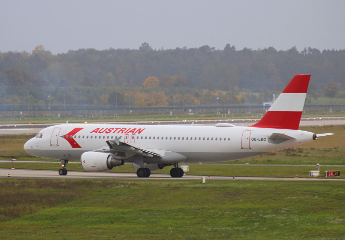 Austrian Airlines, Airbus A 320-214, OE-LBO, BER, 10.10.2025