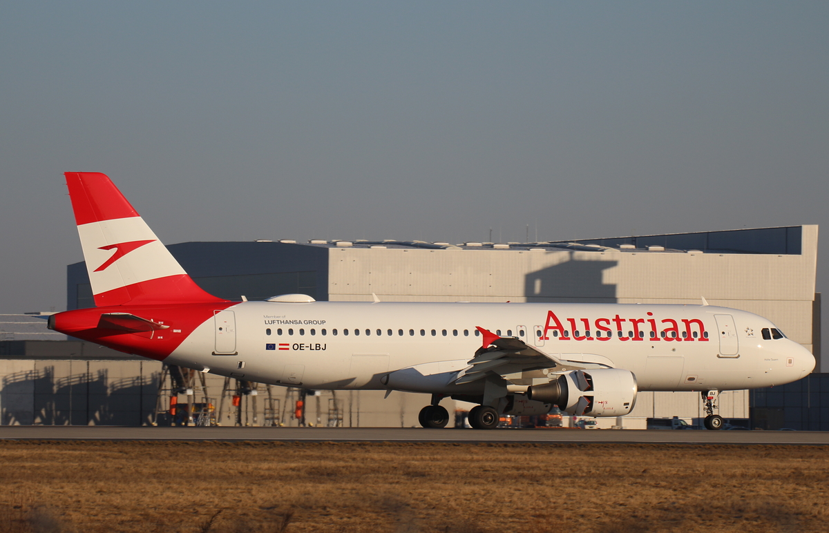 Austrian Airlines, Airbus A 320-214, OE-LBJ, BER, 06.03.2026