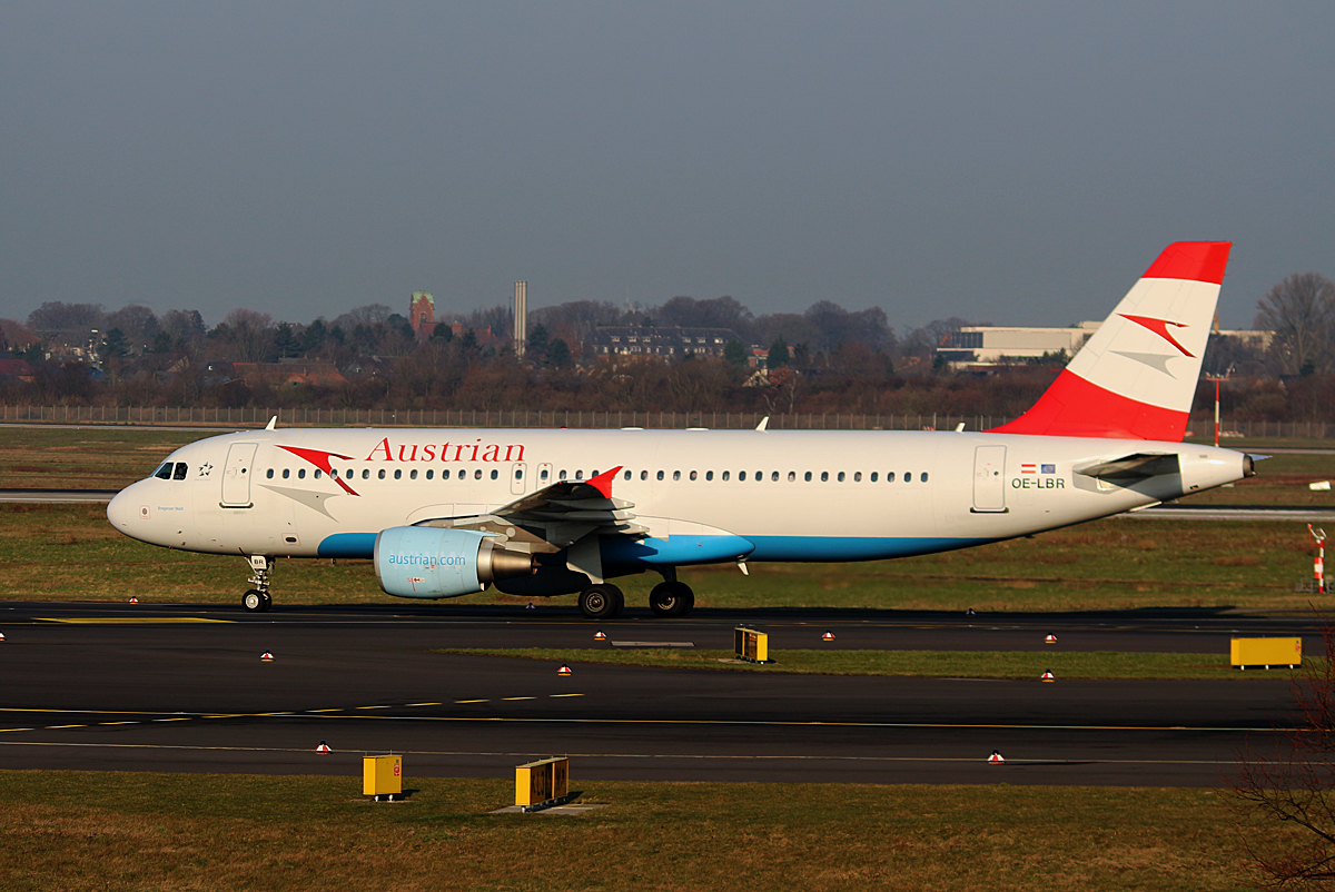 Austrian Airlines, Airbus A 320-214, OE-LBR, DUS, 10.03.2016