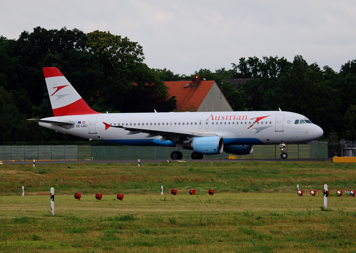 Austrian Airlines, Airbus A 320-214, OE.LBO, TXL, 15.07.2016
