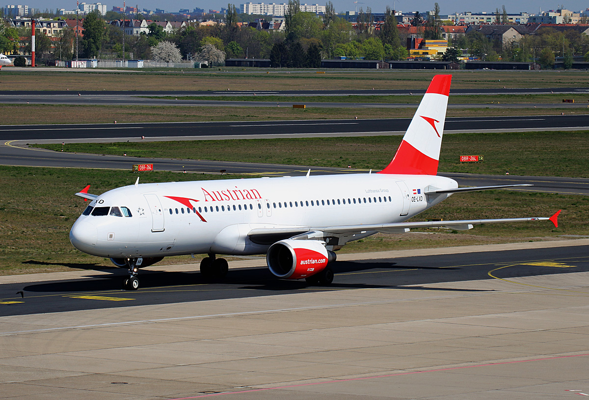 Austrian Airlines, Airbus A 320-216, OE-LXD, TXL, 19.04.2019
