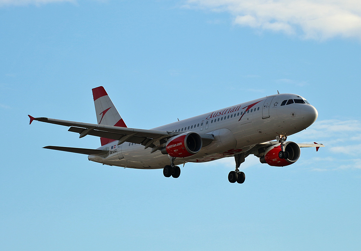 Austrian Airlines, Airbus A 320-216, OE-LXD, TXL, 29.12.2019