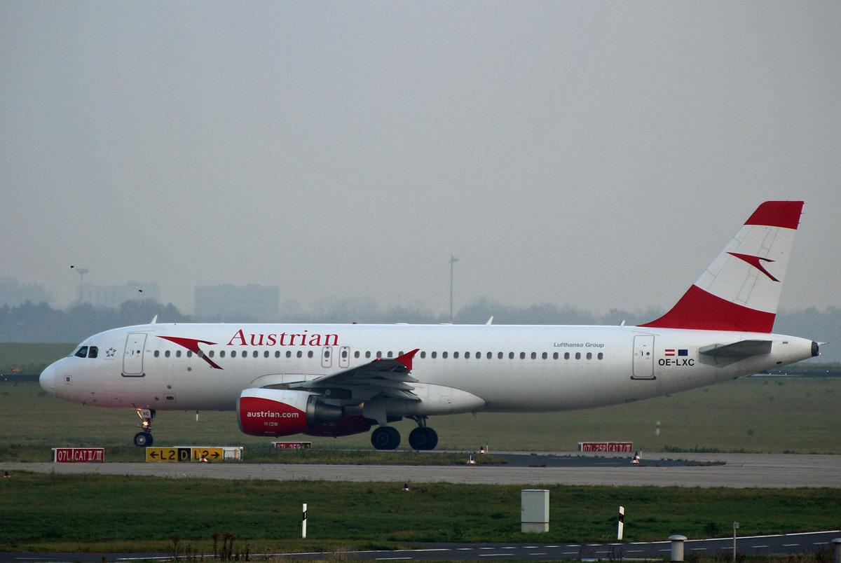 Austrian Airlines, Airbus A 320-216, OE-LXC, BER, 14.11.2021