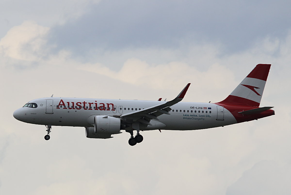Austrian Airlines, Airbus A 320-271N, OE-LZQ, BER, 09.06.2026