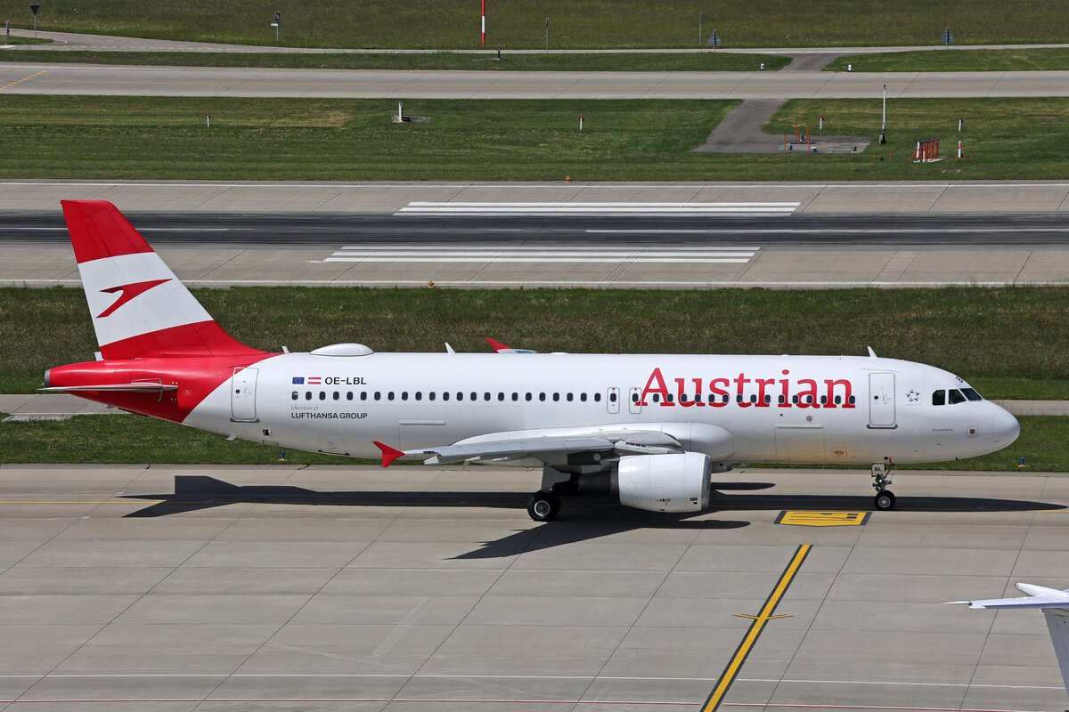 Austrian Airlines, OE-LBA, Airbus A321-111, msn: 552,  Salzkammergut , 25.Mai 2026, ZRH Z�rich, Switzerland.