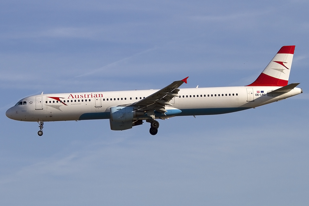 Austrian Airlines, OE-LBC, Airbus, A321-111, 16.08.2013, FRA, Frankfurt, Germany 



