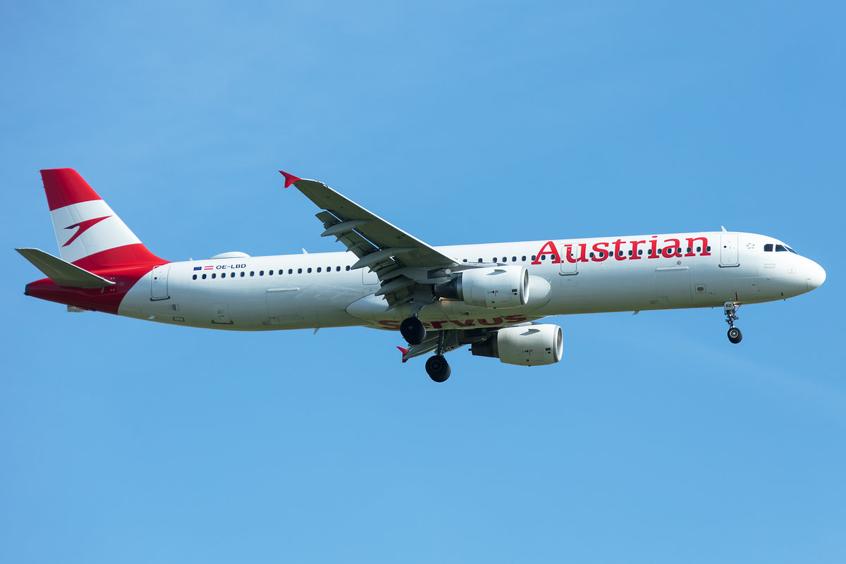 Austrian Airlines, OE-LBD, Airbus, A321-211, 13.05.2019, CDG, Paris, France


