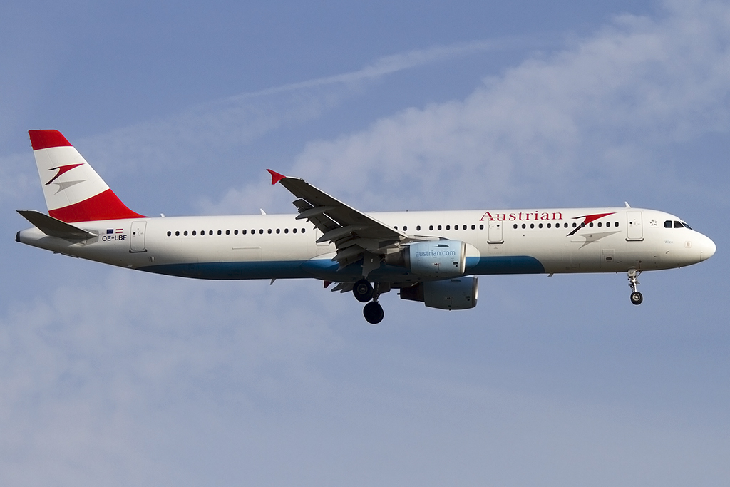 Austrian Airlines, OE-LBF, Airbus, A321-211, 19.04.2015, FRA, Frankfurt, Germany 



