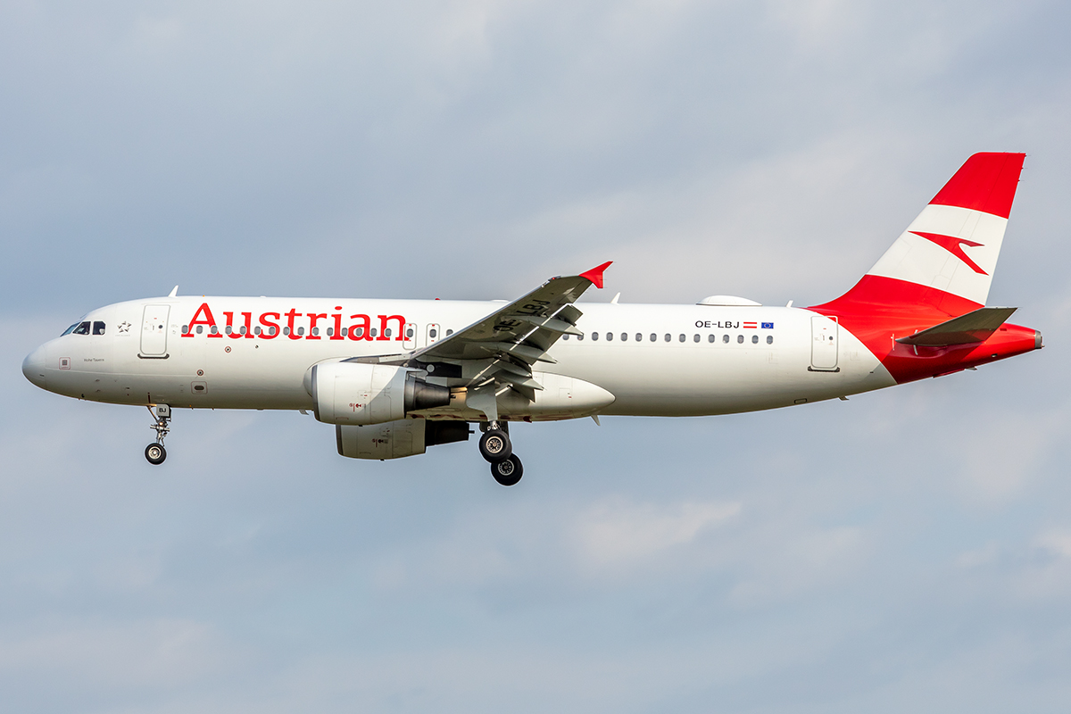 Austrian Airlines, OE-LBJ, Airbus, A320-214, 16.08.2021, BER, Berlin, Germany