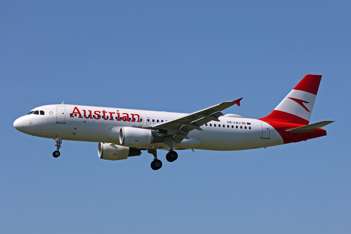 Austrian Airlines, OE-LBJ, Airbus A320-214, msn: 1553,  Hohe Tauern , 11.August 2023, ZRH Zürich, Switzerland.