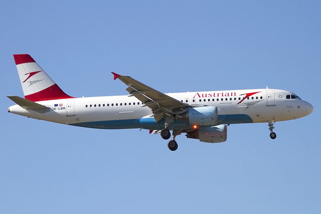 Austrian Airlines, OE-LBK, Airbus, A320-214, 05.09.2013, FRA, Frankfurt, Germany 



