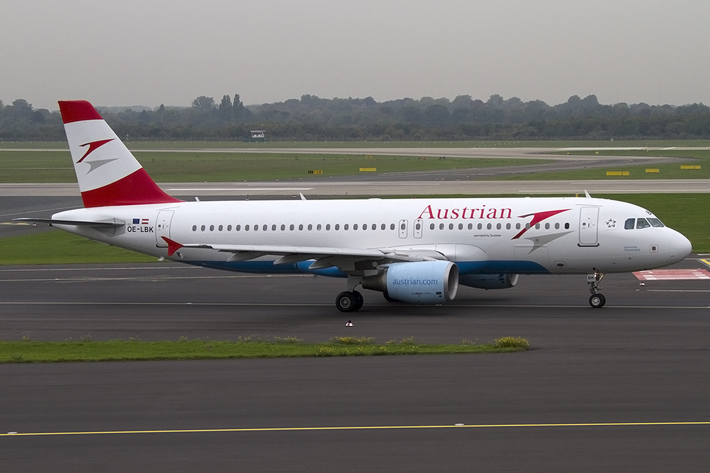 Austrian Airlines, OE-LBK, Airbus, A320-214, 08.10.2013, DUS, Düsseldorf, Germany 



