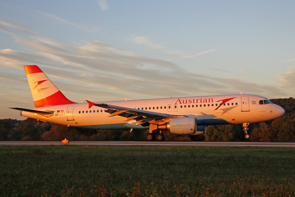 Austrian Airlines, OE-LBQ, Airbus A320-214,  Wienerwald , 29.September 2016, ZRH Zrich, Switzerland.