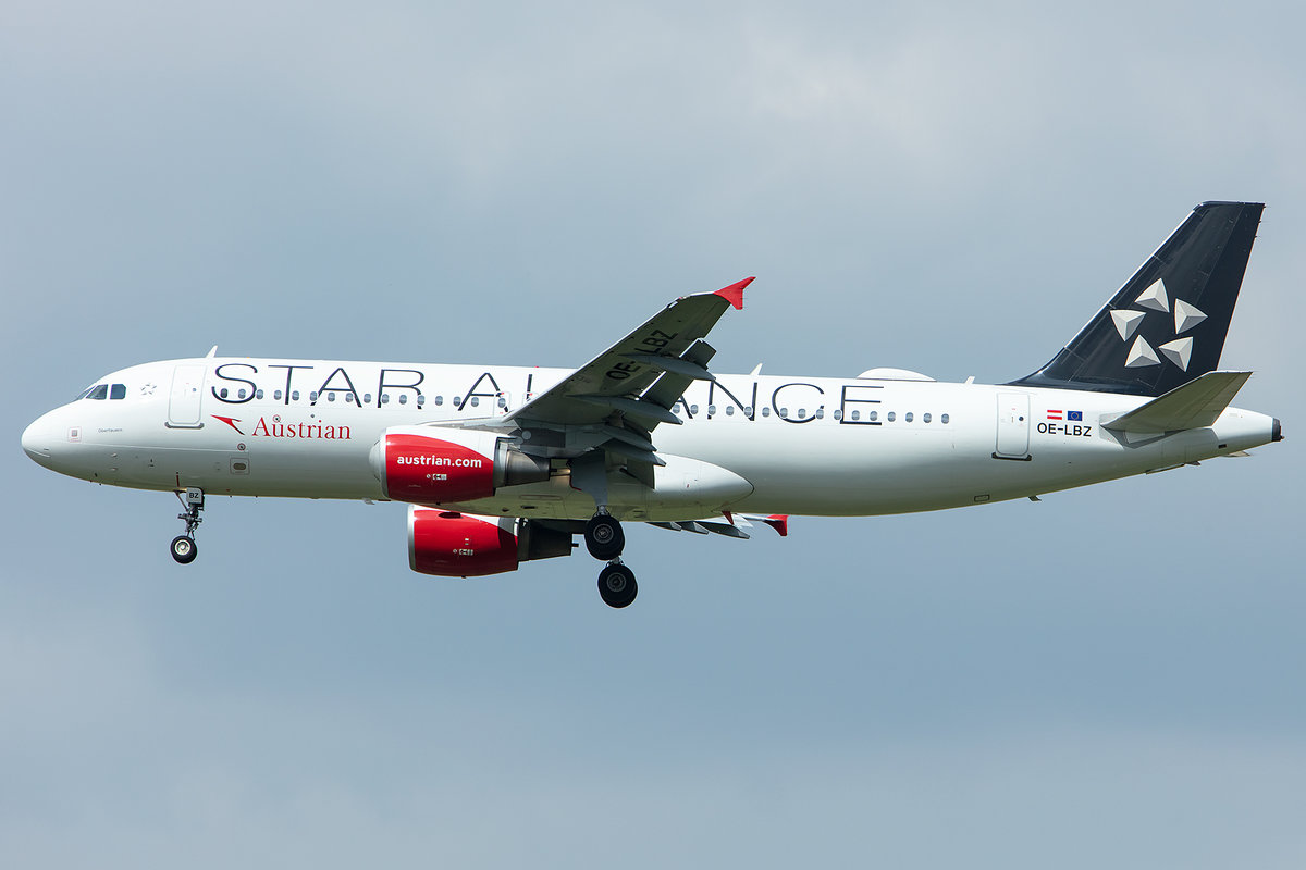 Austrian Airlines, OE-LBZ, Airbus, A320-214, 01.05.2019, MUC, München, Germany


