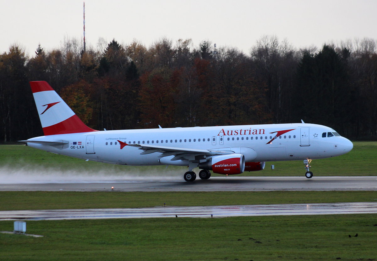 Austrian Airlines, OE-LXA,MSN 3295,Airbus A 320-216,19.11.2017, HAM-EDDH, Hamburg, Germany 