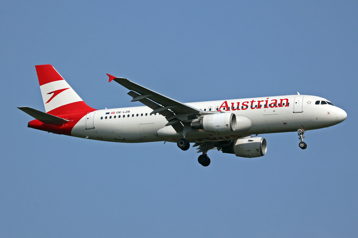 Austrian Airlines, OE-LZB, Airbus A320-214, msn: 3268, 14.August 2025, FRA Frankfurt, Germany.