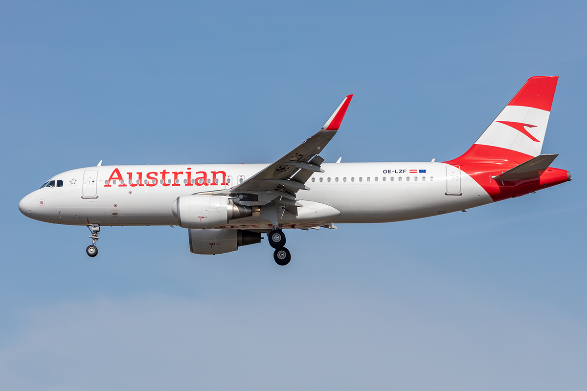 Austrian Airlines, OE-LZF, Airbus, A320-214, 29.03.2021, FRA, Frankfurt, Germany