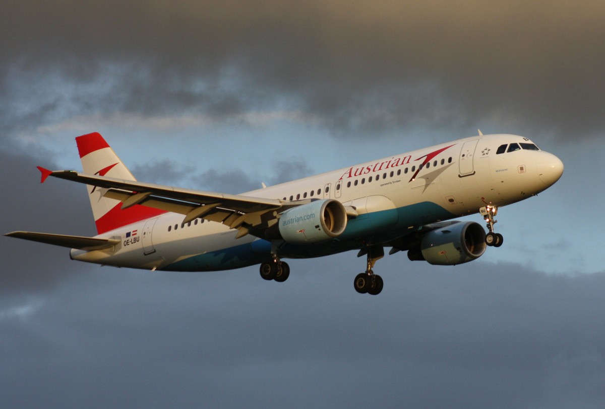 Austrian Airlines,OE-LBU,(c/n1478),Airbus A320-214,16.09.2013,HAM-EDDH,Hamburg,Germany