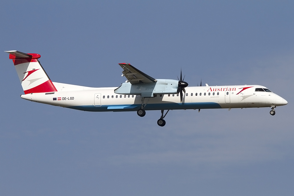Austrian Arrows, OE-LGD, deHavilland, DHC-8-402Q, 28.09.2013, FRA, Frankfurt, Germany


