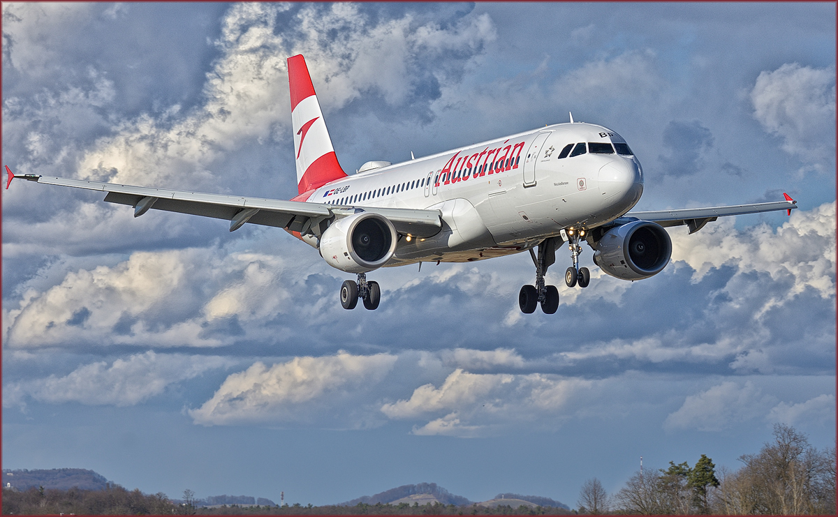 Austrian OE-LBP; Maribor Flughafen MBX, Trainingsflug; 5.3.2019