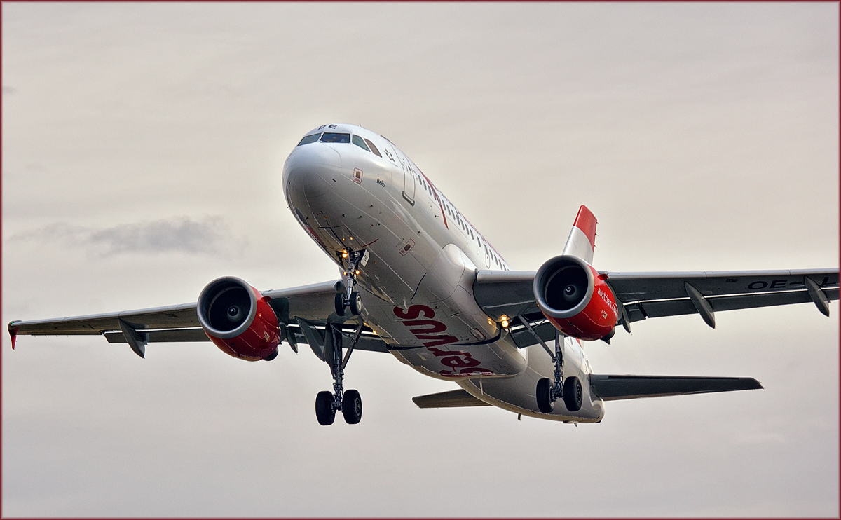 Austrian OE-LDE; Airbus A319: Maribor MBX; 4.1.2018