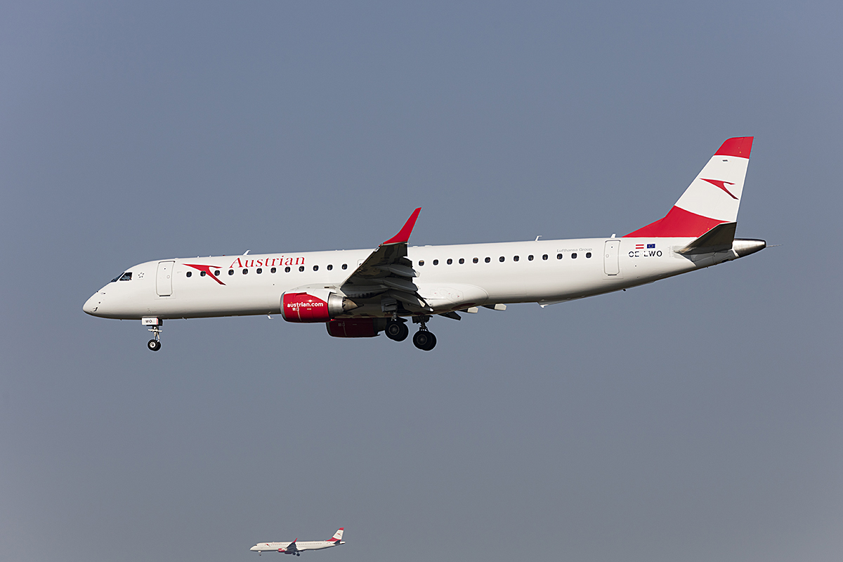 Austrian, OE-LWO, Embraer, ERJ-195, 17.10.2017, FRA, Frankfurt, Germany


