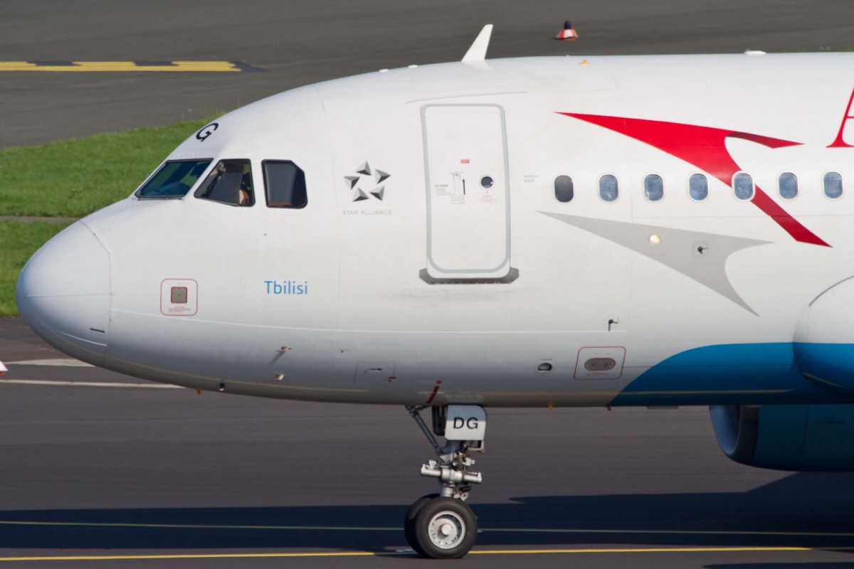 Austrian (OS-AUA), OE-LDG  Tbilis , Airbus, A 319-112 (Bug/Nose), 22.08.2015, DUS-EDDL, Düsseldorf, Germany 