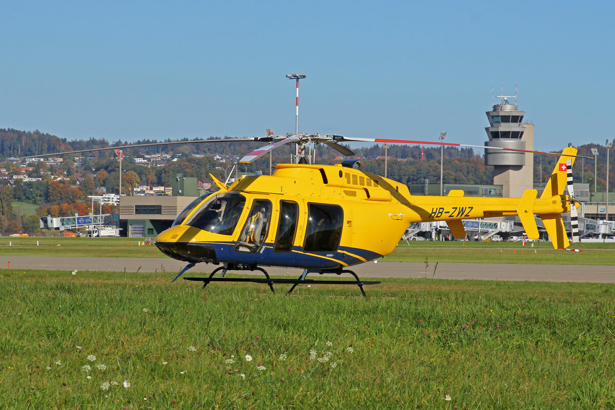 Autronic AG, HB-ZWZ, Bell 407 GXI, msn: 54924, 23.Oktober 2021, ZRH Zürich, Switzerland.