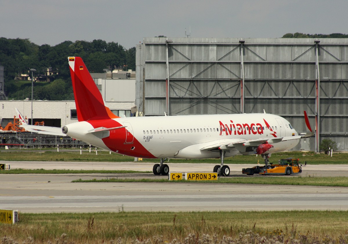 Avianca(Colombia),D-AXAF,Reg.N743AV,(c/n 6739),Airbus A320-200(SL),24.07.2015,XFW-EDHI,Hamburg-Finkenwerder,Germany