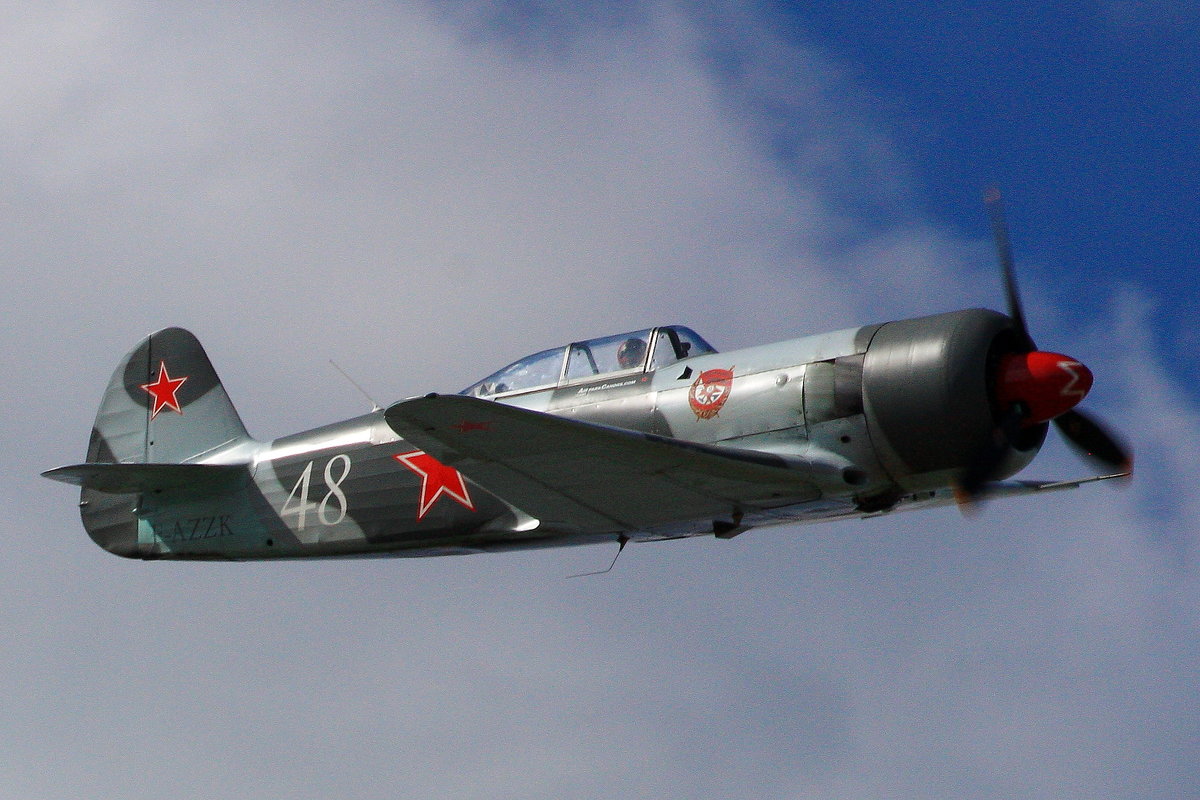 Avioane Yakovlev YAK-3UPW, F-AZZK; Baujahr 2008, Heimatstandort Lelystad/NL. Flugplatzfest Wershofen, 01.09.2018.