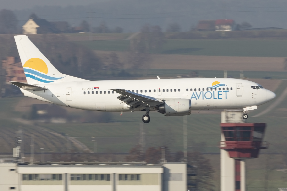 Aviolet, YU-ANJ, Boeing, B737-3H9, 19.03.2016, ZRH, Zürich, Switzenland 


