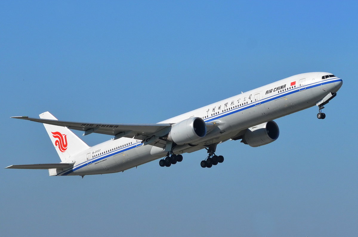 B-2037 Air China Boeing 777-39L(ER)  , 14.10.2018 , MUC