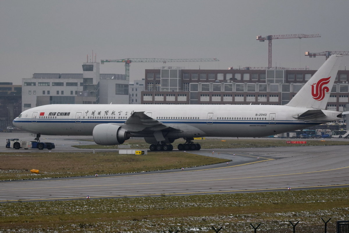 B-2043 Air China Boeing 777-39L(ER)  , FRA , 04.12.2017