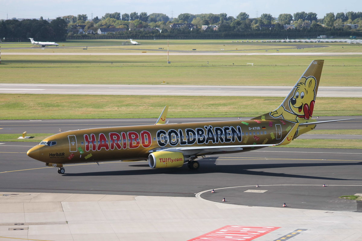 B737-800, D-ATUD, TUIfly  Haribo Gold , Düsseldorf, 22.9.12