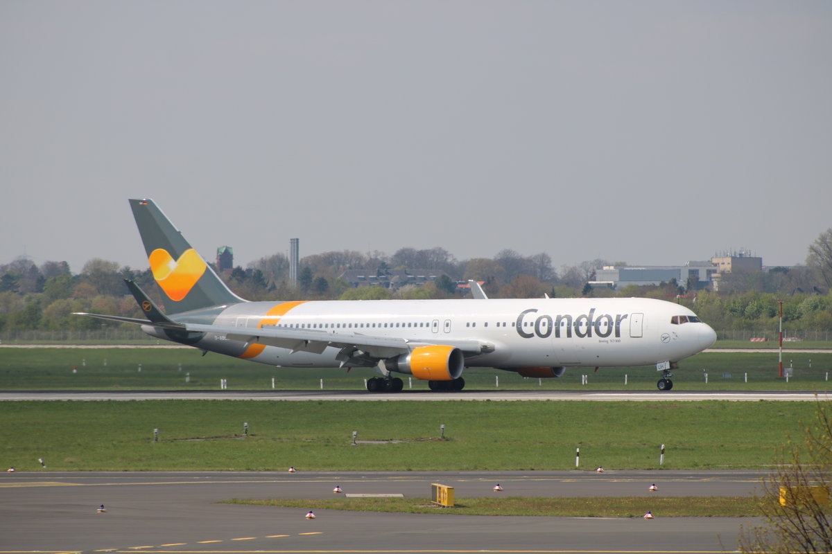 B767-300, D-ABUH, Condor, Düsseldorf, 11.4.19