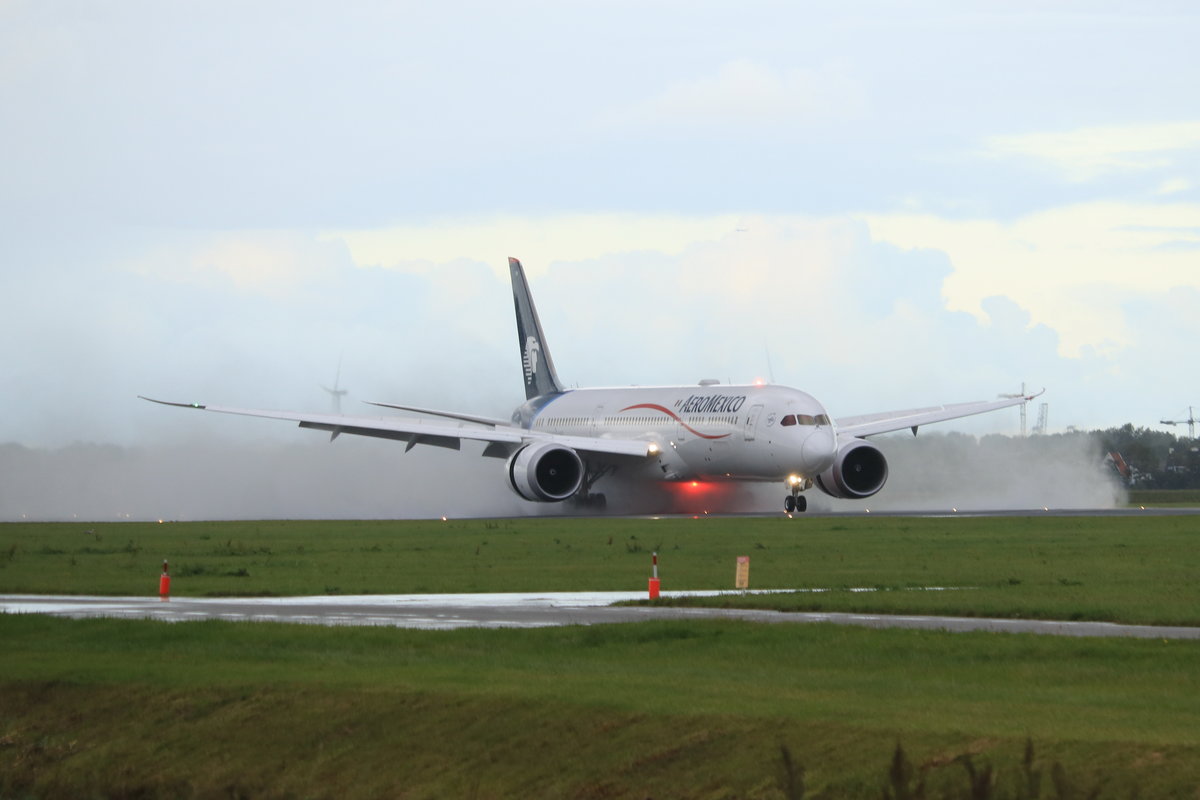 B787-800, N128AN, Aeromexico, Amsterdam, 3.10.2019