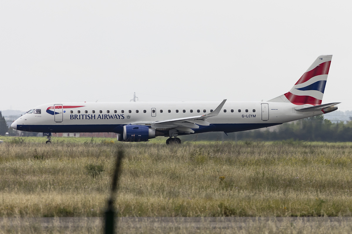 BA - CityFleyer, G-LCYM, Embraer, ERJ-190SR, 26.05.2016, PGF, Perpignan, France 


