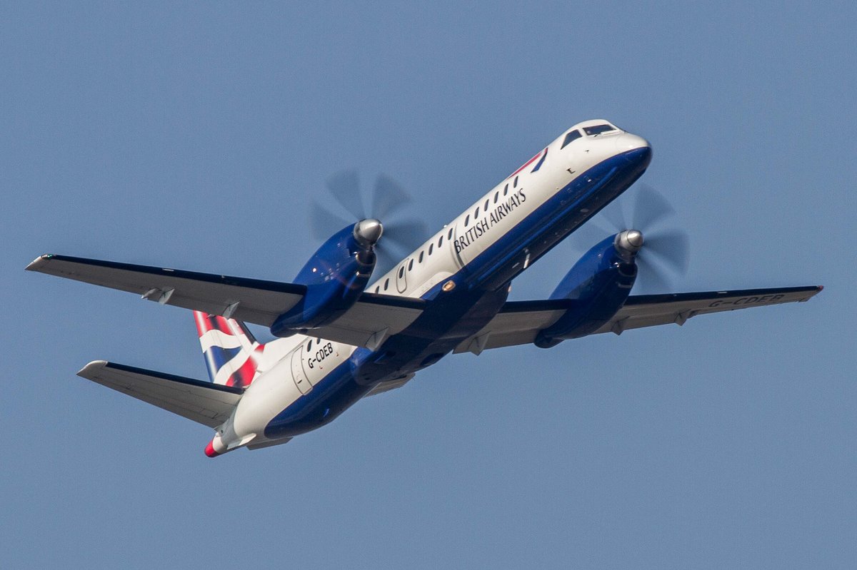 BA CityFlyer (CJ-CFE), G-CDEB, Saab, 2000, 10.03.2016, DUS-EDDL, Düsseldorf, Germany 