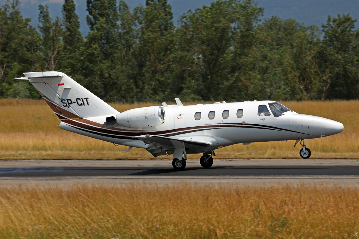 Bartolini Air, SP-CIT, Cessna 525 Citation Jet 1, msn: 525-0494, 16.Juni 2023, BSL Basel - Mülhausen, Switzerland.