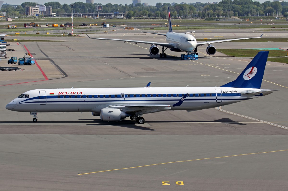 Belavia EW-400PO in Amsterdam 17.5.2014
