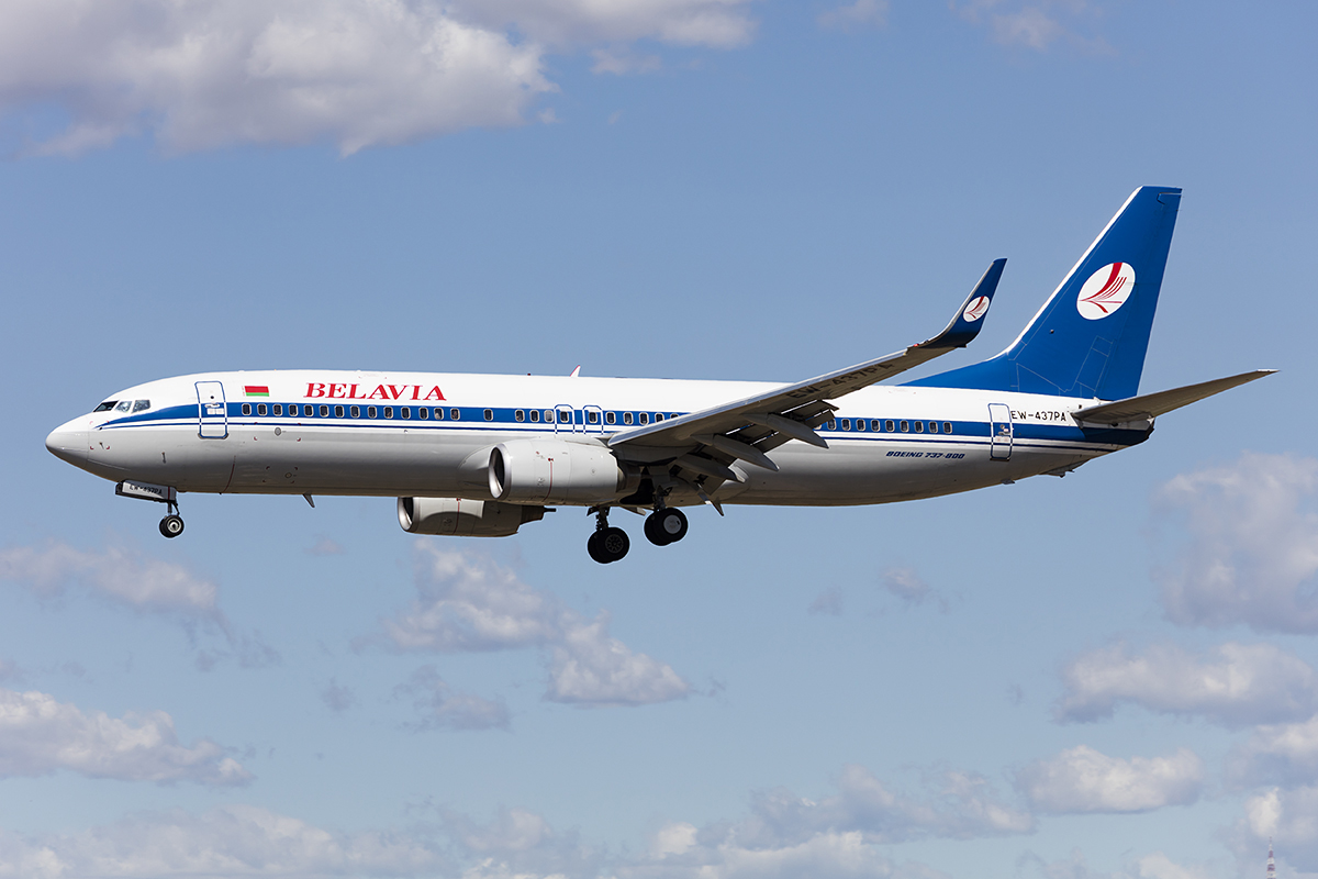 Belavia, EW-437PA, Boeing, B737-8K5, 10.09.2017, BCN, Barcelona, Spain 



