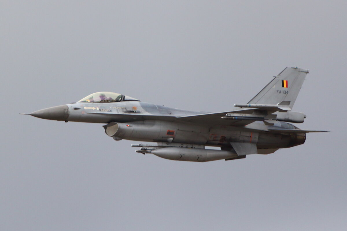 Belgian Air Force, Reg: FA-134, General Dynamics F-16AM Fighting Falcon. Kleine Brogel Airbase (BE), 10.09.2022