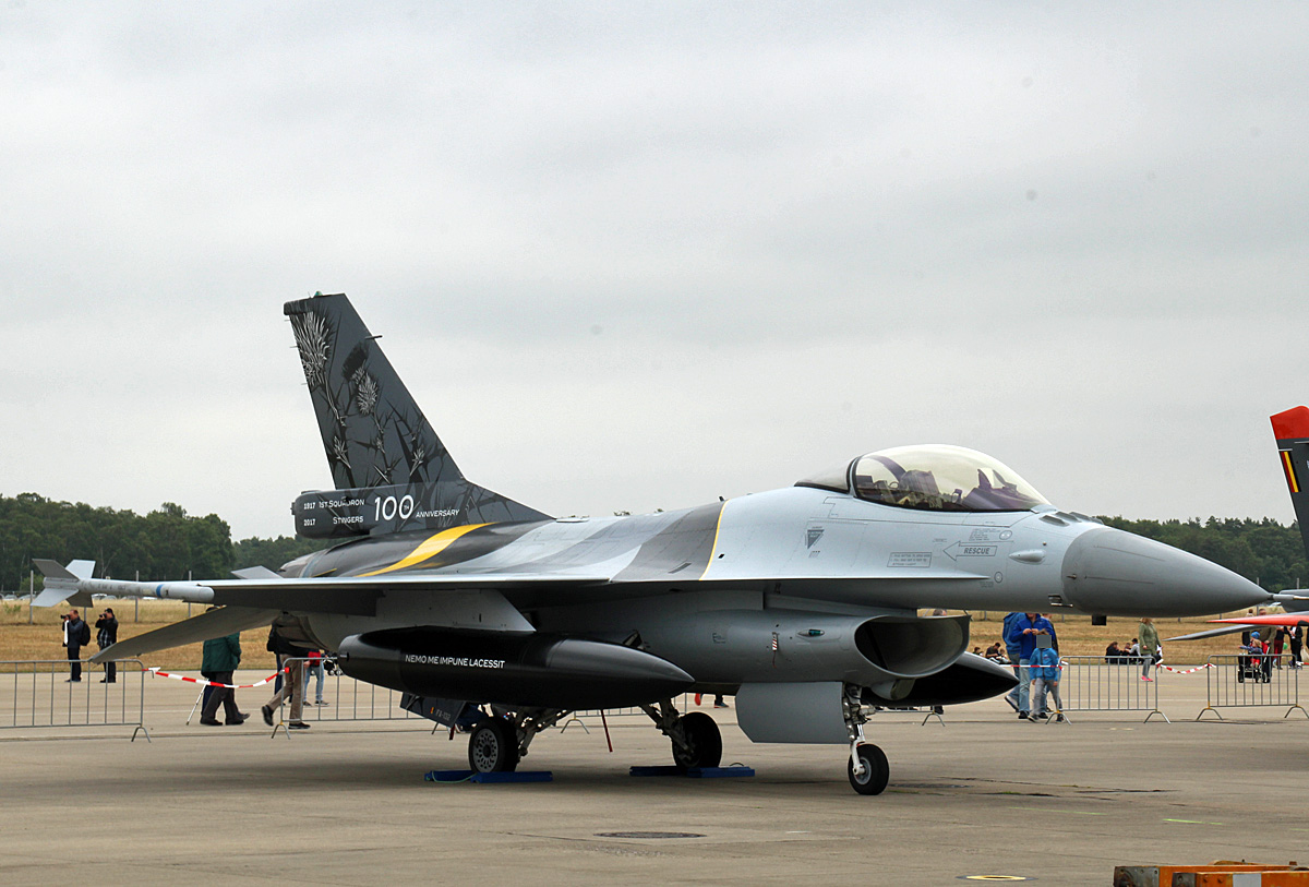 Belgium Air Force, F-16AM, F-132,  35 Jahre AWACS  Geilenkirchen, 02.07.2017